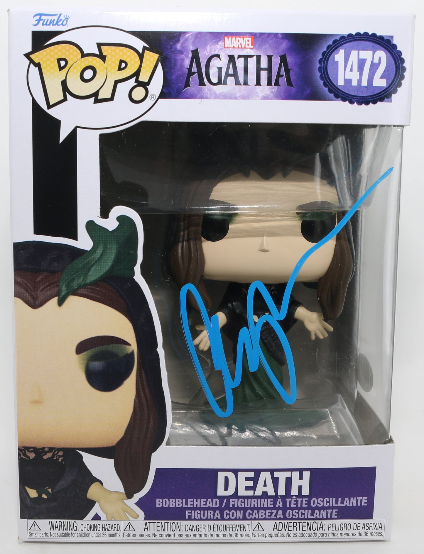 
                  
                    Aubrey Plaza as Death / Rio Vidal in Agatha All Along (JSA) Signed Funko POP! #1472
                  
                