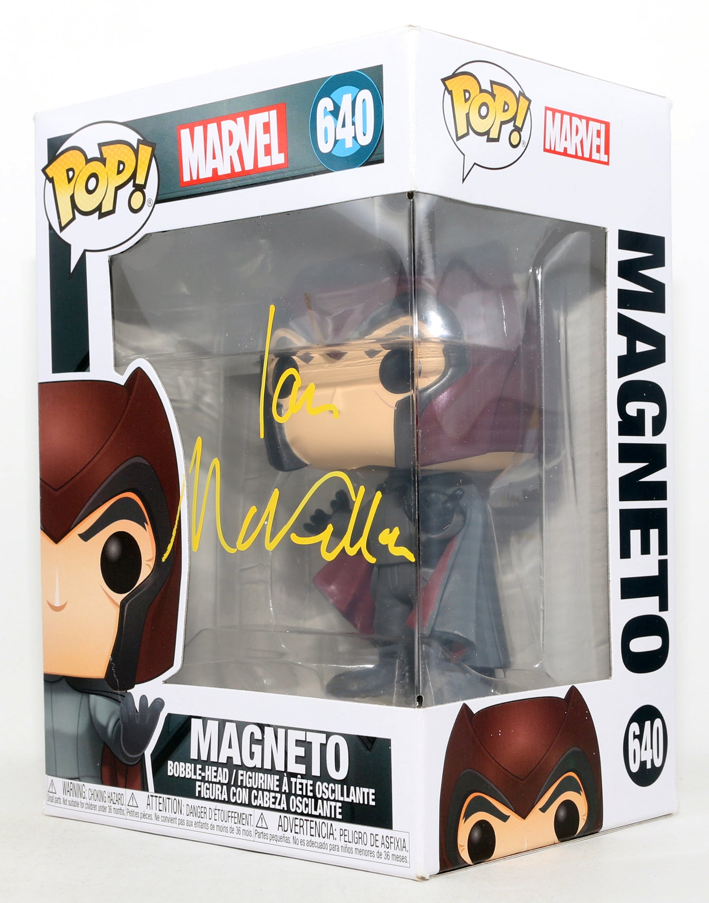 
                  
                    Ian McKellen as Magneto in X-Men: The Last Stand Signed Funko POP! #640
                  
                