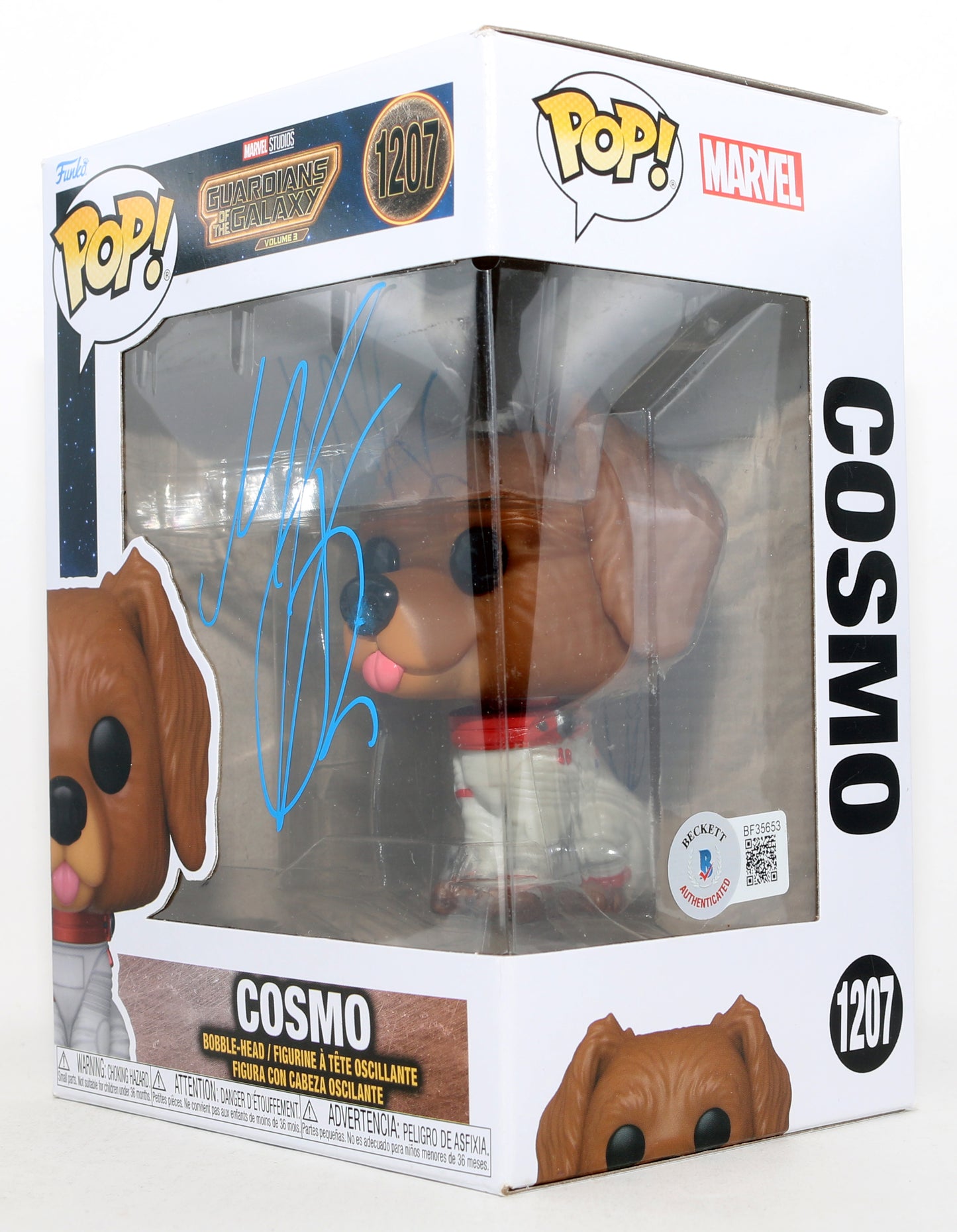 
                  
                    Maria Bakalova as Cosmo in Guardians of the Galaxy Vol. 3 (Beckett) Signed Funko POP! #1207
                  
                