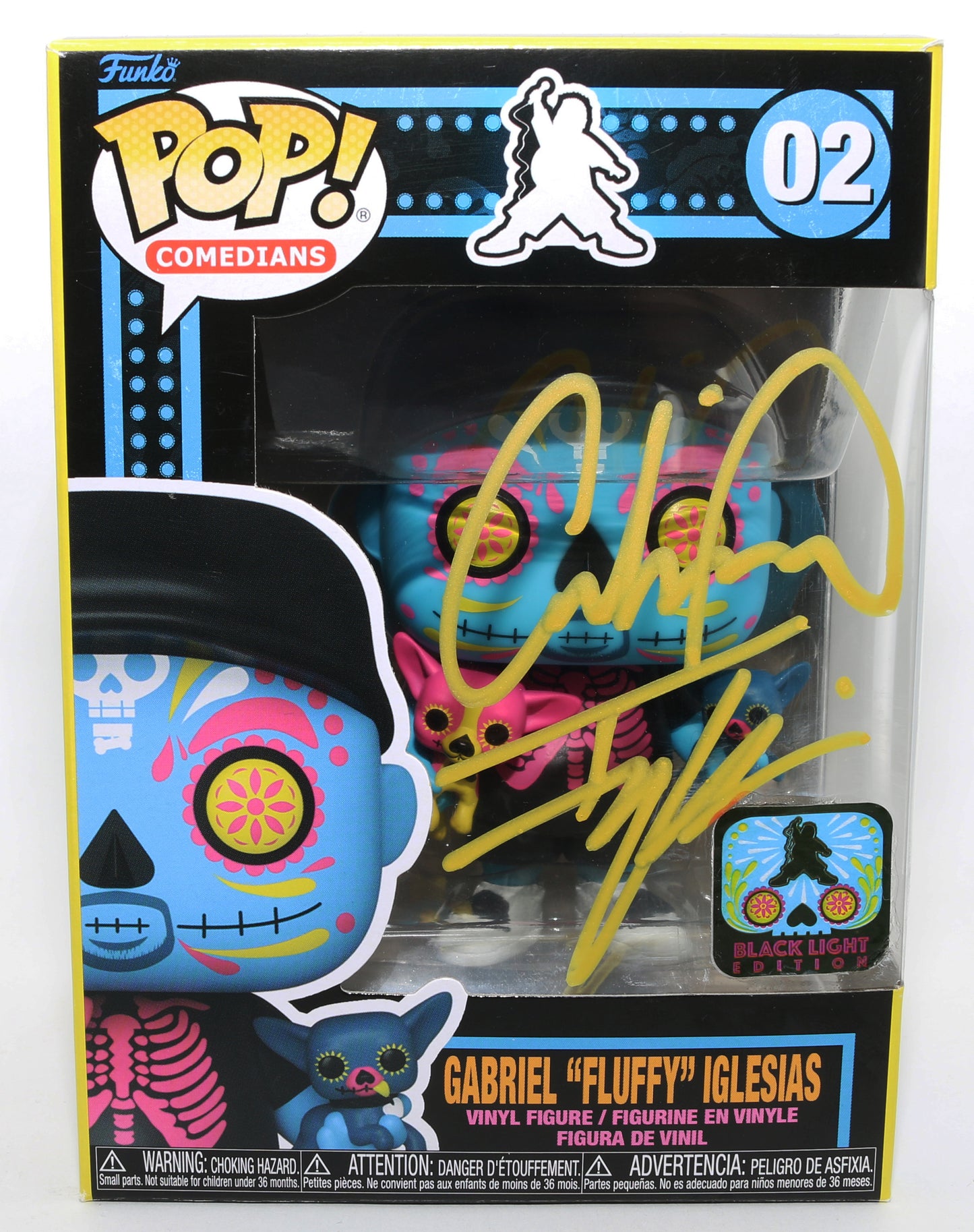 
                  
                    Gabriel Iglesias Comedian & Actor Blacklight Edition Signed Funko POP! #02
                  
                
