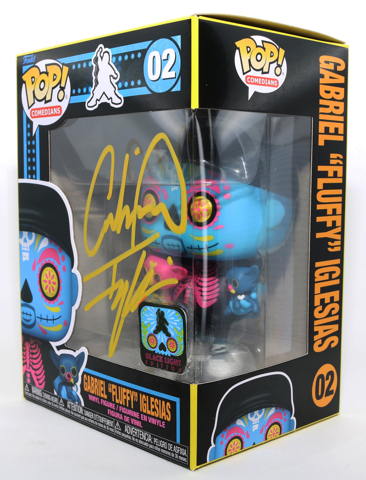 
                  
                    Gabriel Iglesias Comedian & Actor Blacklight Edition Signed Funko POP! #02
                  
                