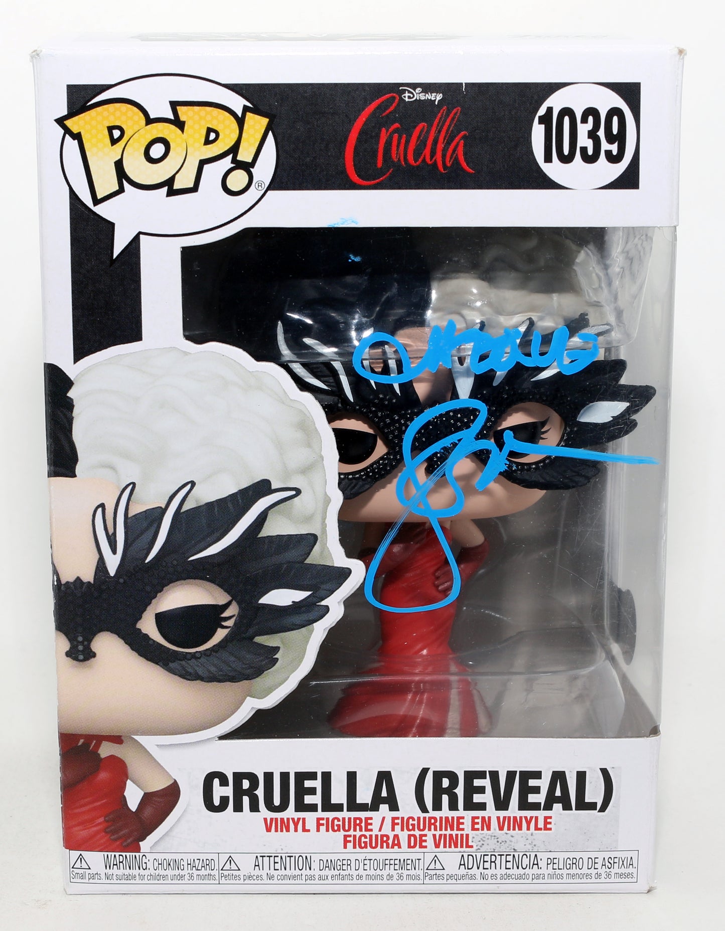 
                  
                    Emma Stone as Cruella de Vil in Cruella (Beckett) Signed Funko POP! #1039
                  
                