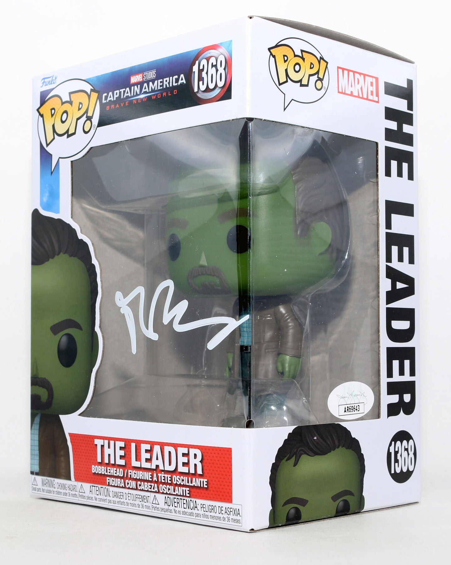 
                  
                    Tim Blake Nelson as The Leader / Samuel Sterns in Captain America: Brave New World (JSA) Signed Funko POP! #1368
                  
                
