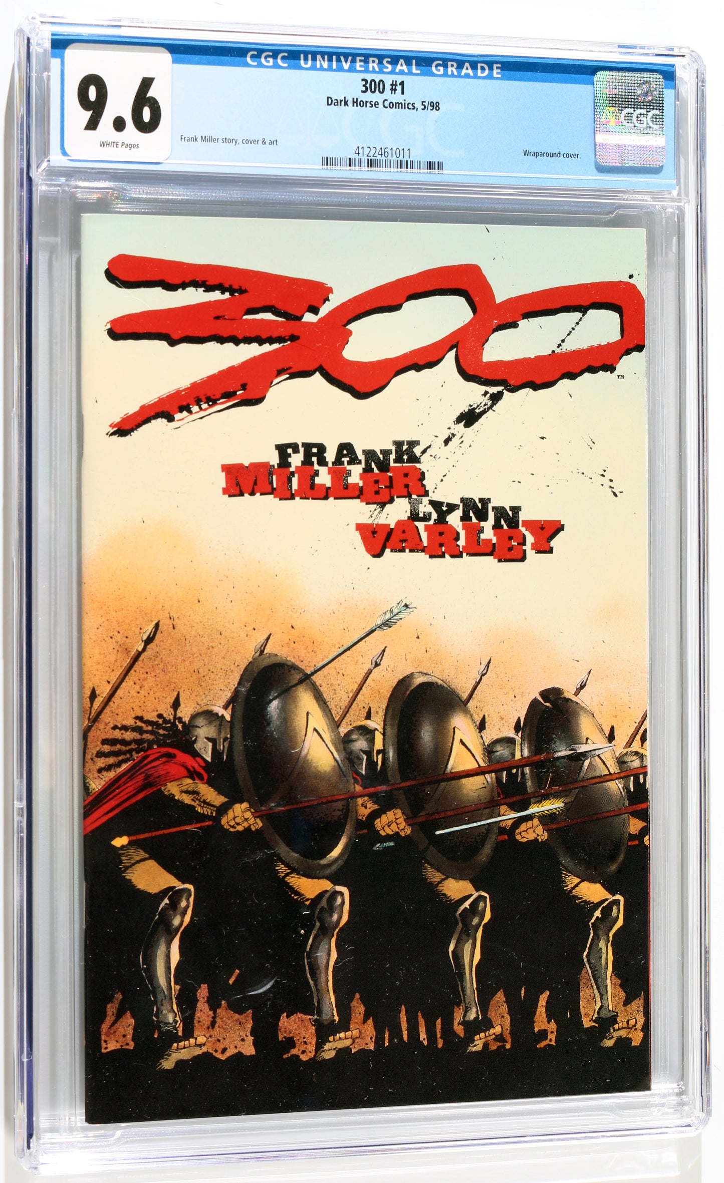 
                  
                    300 #1 - Frank Miller Wrap Around Cover (CGC Universal Grade 9.6) 1998
                  
                
