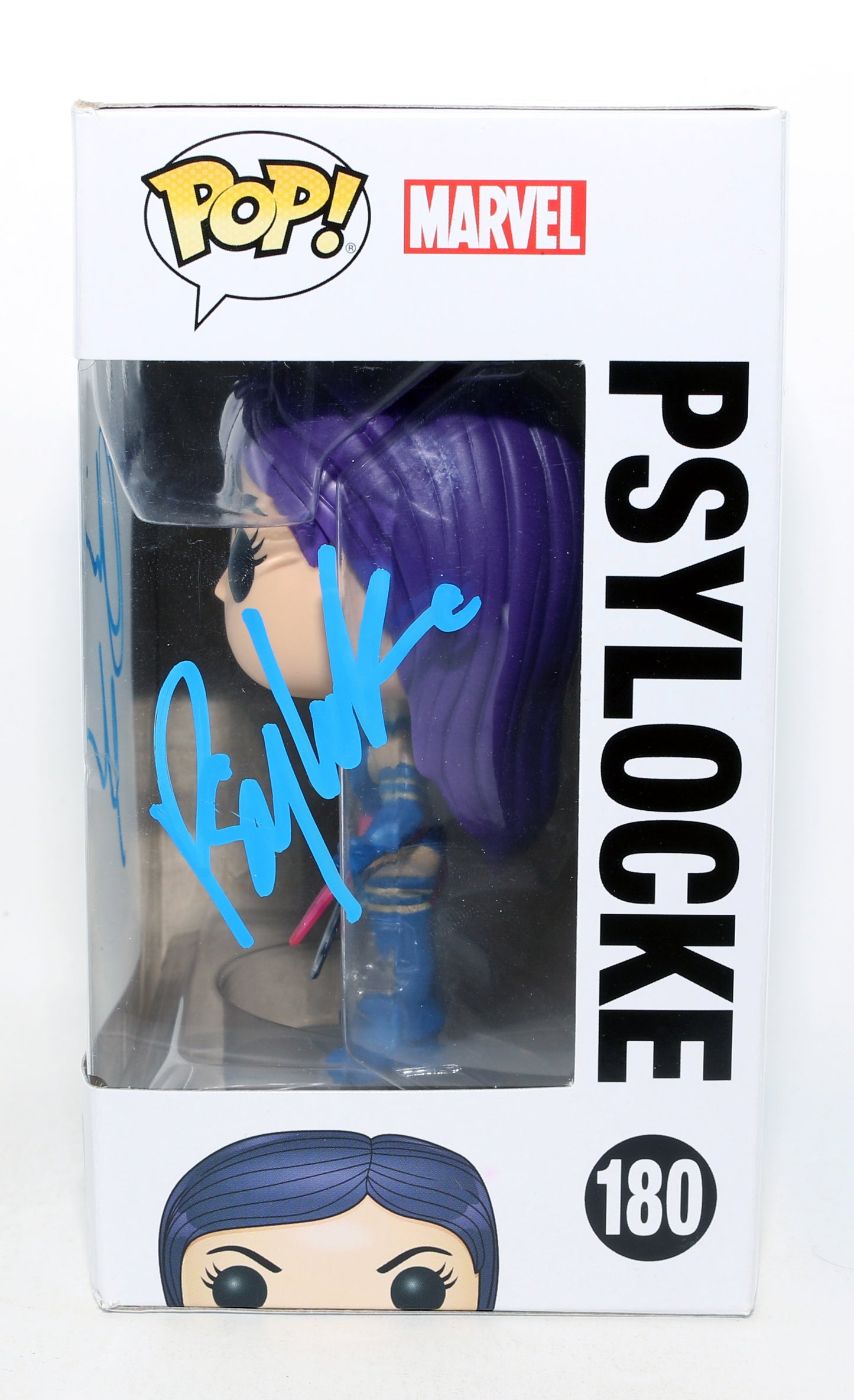 
                  
                    Olivia Munn as Psylocke in X-Men: Apocalypse (Beckett) Signed Funko POP! #180 with Character Name
                  
                
