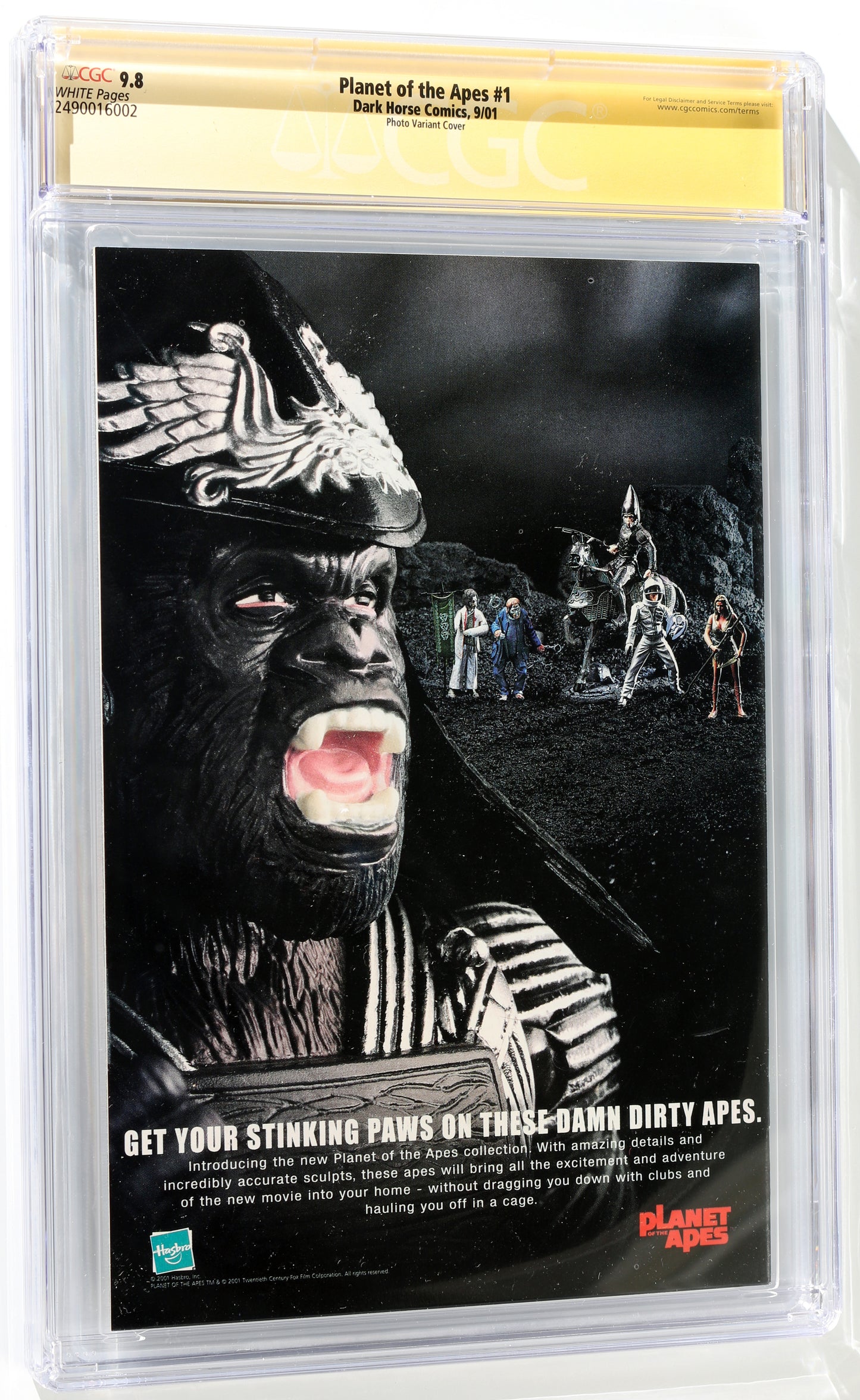 
                  
                    Planet of the Apes #1 - Signed by Helena Bonham Carter as Ari from Planet of the Apes (CGC Signature Series 9.8) 2019
                  
                