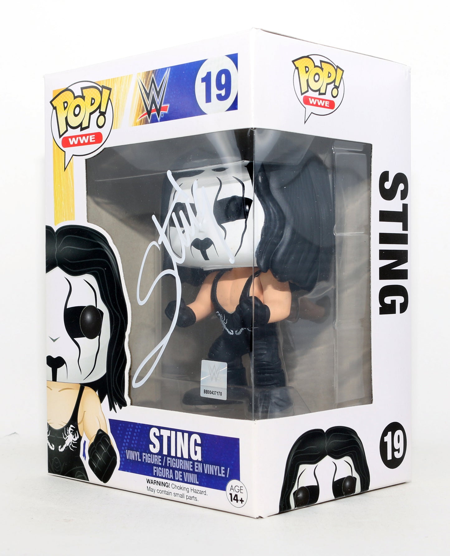
                  
                    Sting WWE Wrestler Signed Funko POP! #19
                  
                