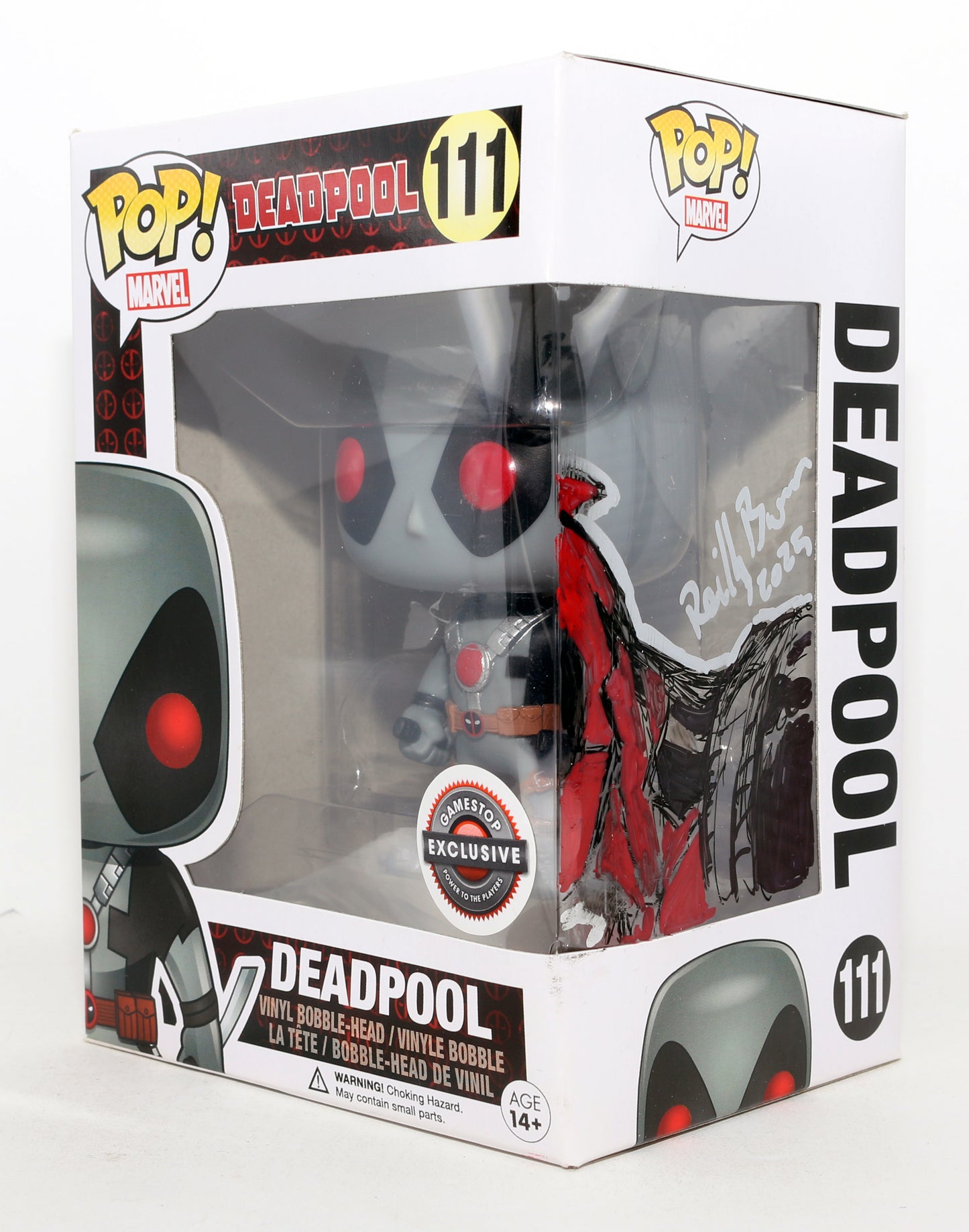 
                  
                    Deadpool Pirate & X-Force Funko POP! #111 & #113 2pc Set Signed with Original Comic Art Drawing by Artist: Reilly Brown
                  
                