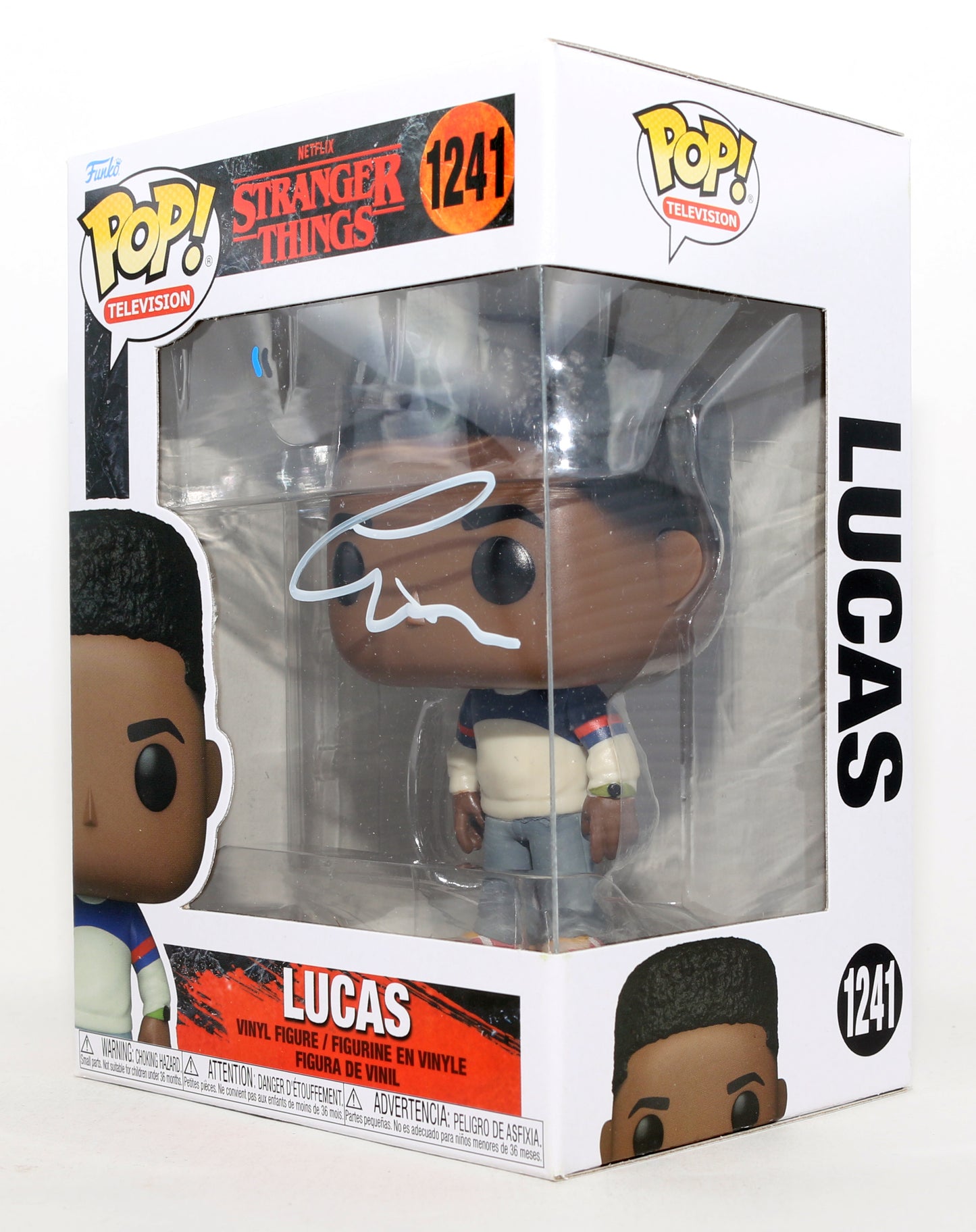 
                  
                    Caleb McLaughlin as Lucas Sinclair in Stranger Things Signed Funko POP! #1241
                  
                