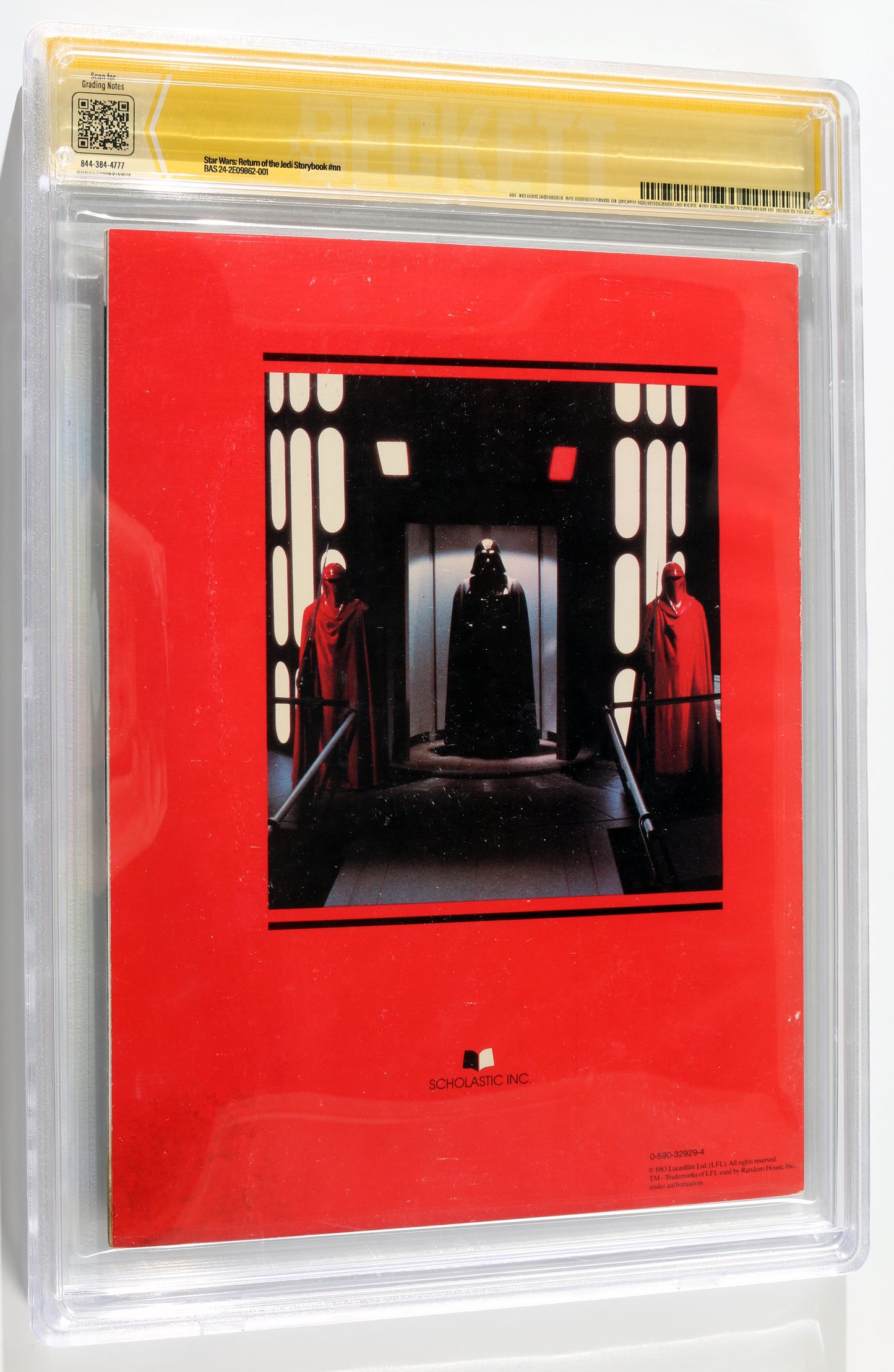 
                  
                    Star Wars: Return of the Jedi Storybook - Signed by Mark Hamill as Luke Skywalker in Star Wars (CBCS Verified Signature) 1983 #43/2000
                  
                