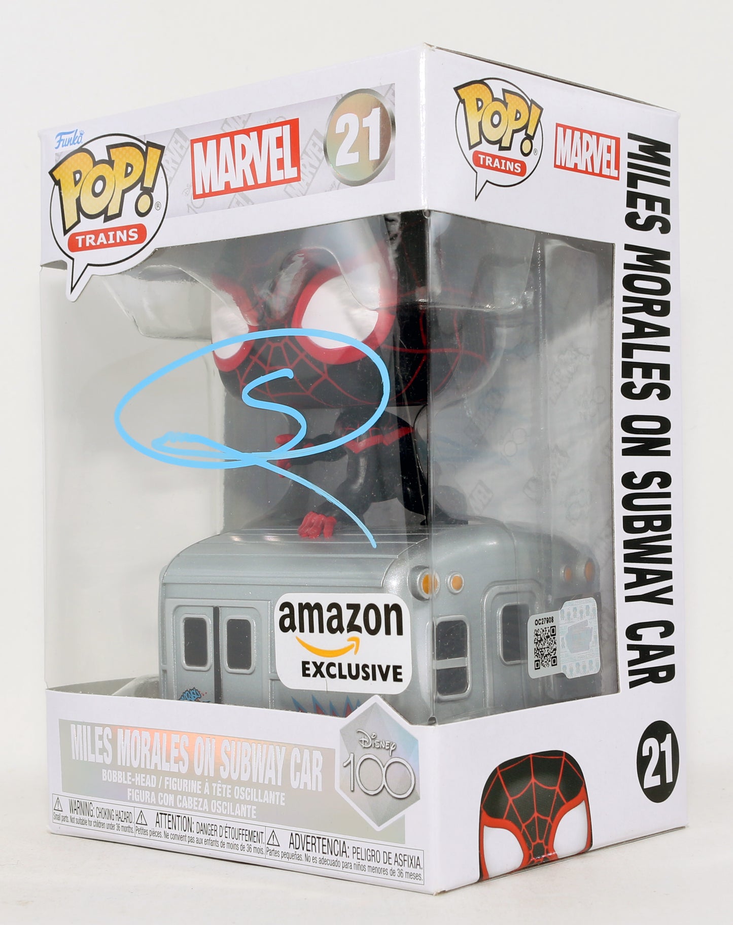 
                  
                    Shameik Moore as Miles Morales / Spider-Man in Spider-Man: Across the Spider-Verse Amazon Exclusive Signed Funko POP! #21
                  
                