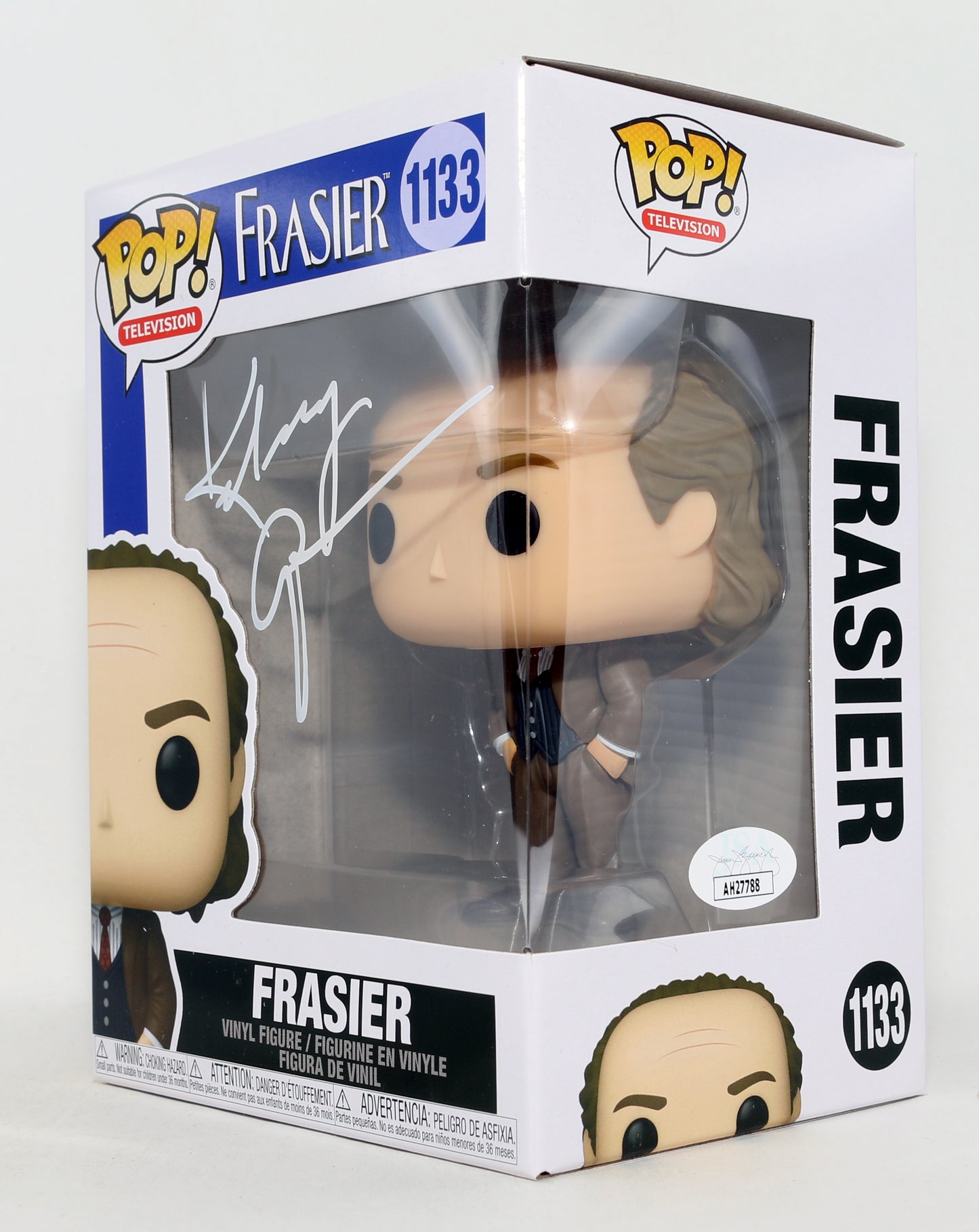 
                  
                    Kelsey Grammer as Frasier Crane in Frasier (JSA) Signed Funko POP! #1133
                  
                
