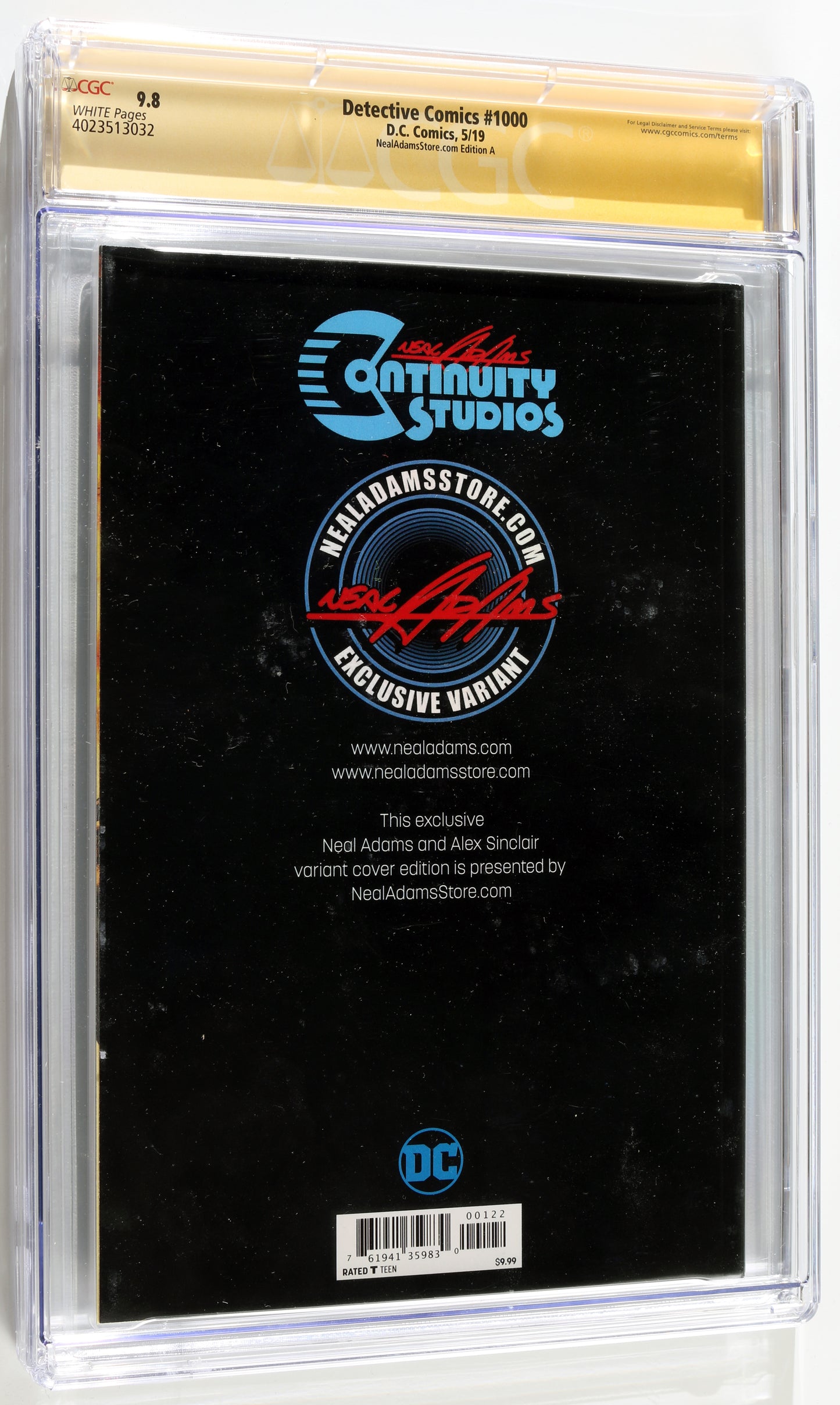 
                  
                    Batman Detective Comics #1000 - Signed by Artist: Neal Adams (CGC Signature Series 9.8) 2022
                  
                