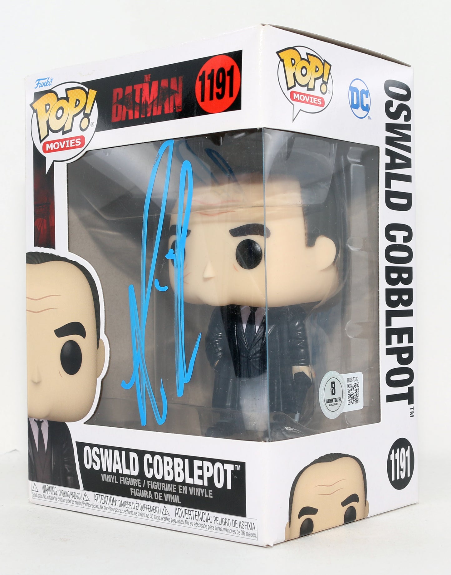 
                  
                    Colin Farrell as Oswald Cobblepot [With Jacket] in The Batman (Beckett) Signed Funko POP! #1191
                  
                