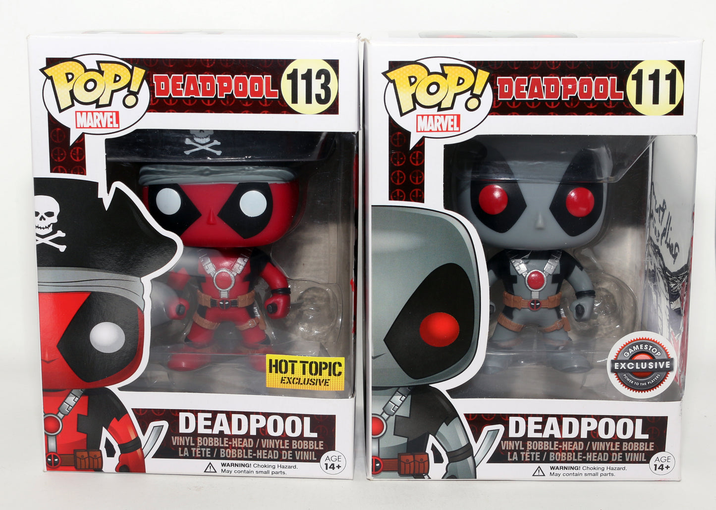 
                  
                    Deadpool Pirate & X-Force Funko POP! #111 & #113 2pc Set Signed with Original Comic Art Drawing by Artist: Reilly Brown
                  
                