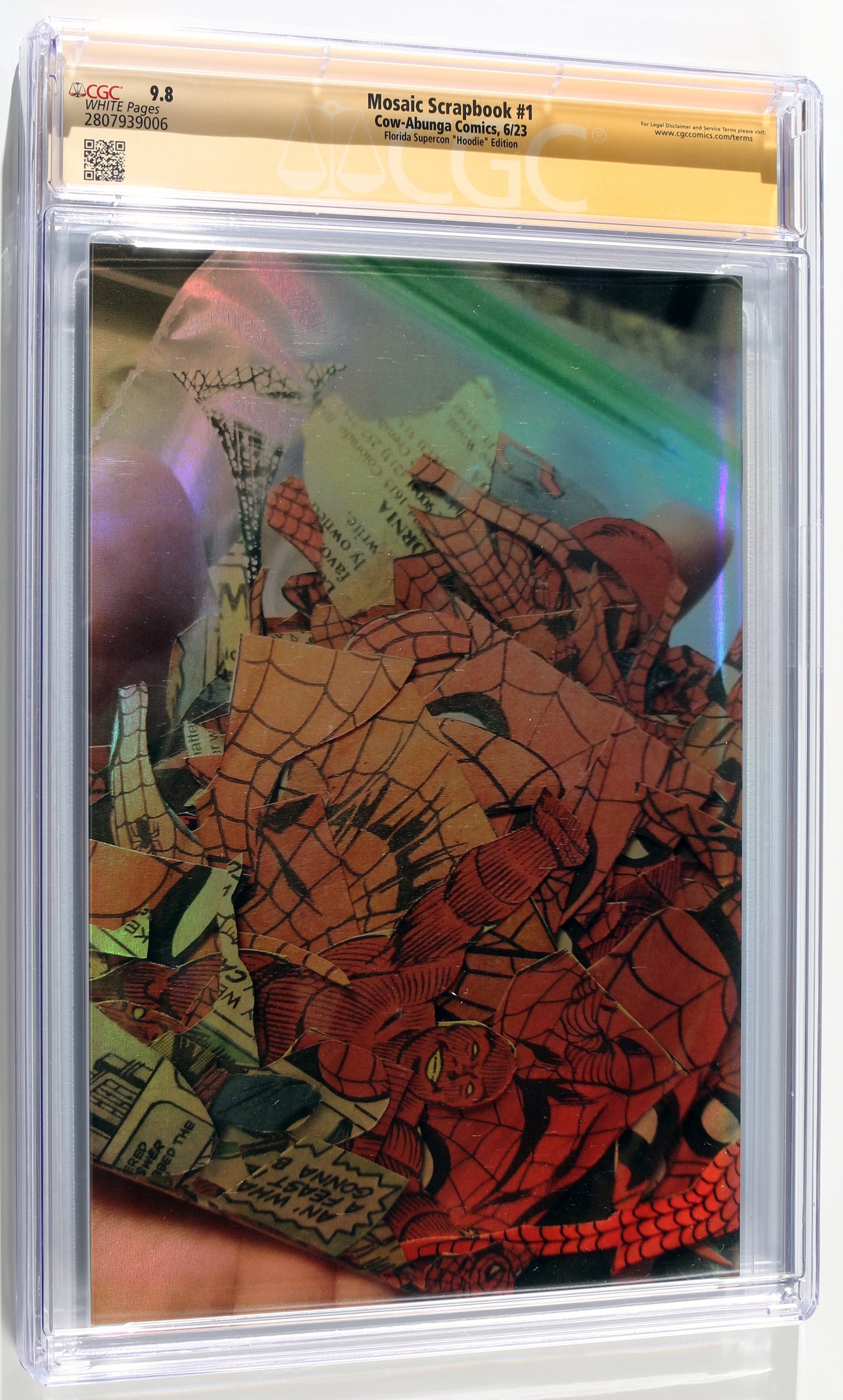 
                  
                    Mosaic Scrapbook #1 - Signed by Shameik Moore as Miles Morales / Spider-Man in Spider-Man: Into the Spider-Verse (CGC Signature Series 9.8) 2023
                  
                