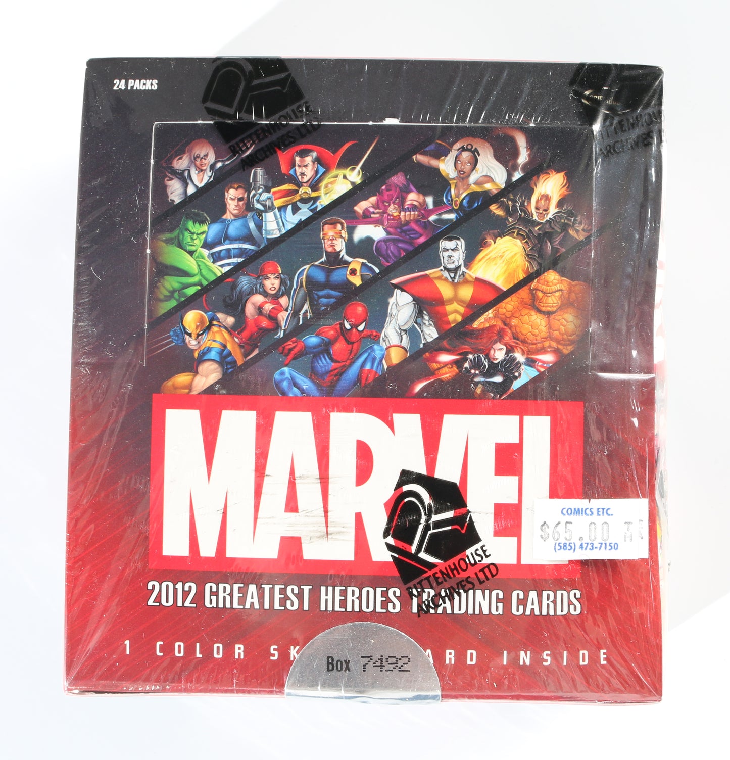 
                  
                    Marvel 2012 Greatest Heroes Rittenhouse Sealed Trading Card Cases 2pc LOT
                  
                
