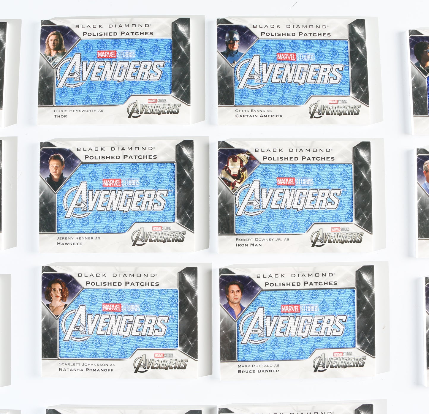 
                  
                    Marvel Black Diamond Polished Patches Upper Deck Trading Cards Complete 41pc LOT
                  
                