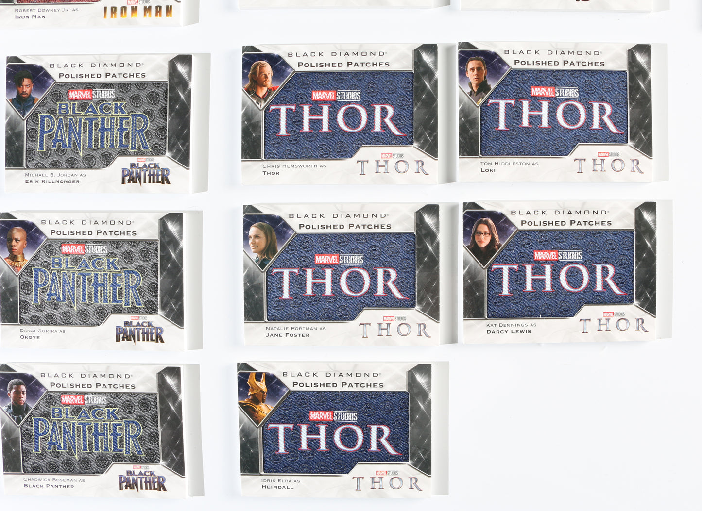 
                  
                    Marvel Black Diamond Polished Patches Upper Deck Trading Cards Complete 41pc LOT
                  
                