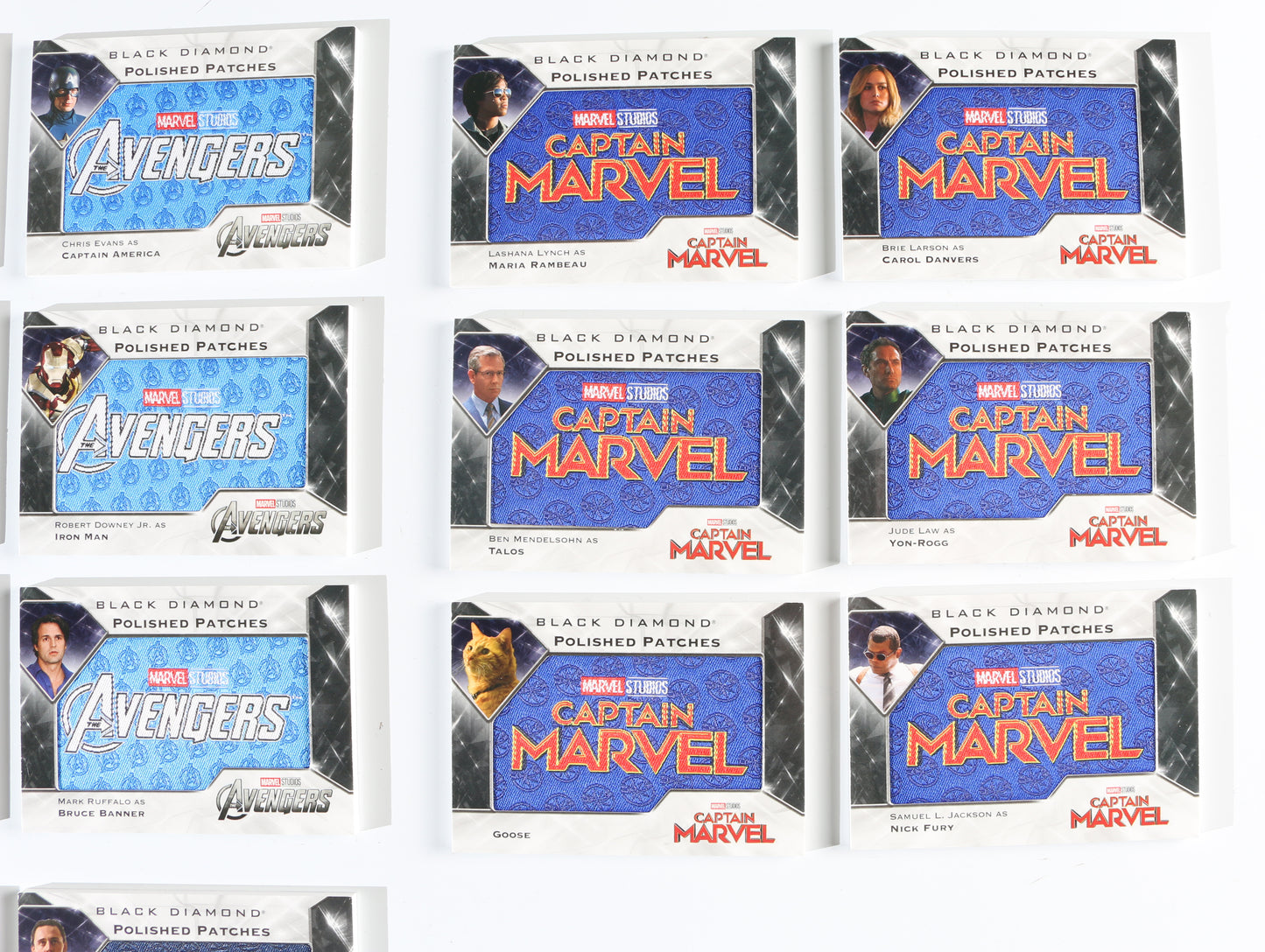 
                  
                    Marvel Black Diamond Polished Patches Upper Deck Trading Cards Complete 41pc LOT
                  
                