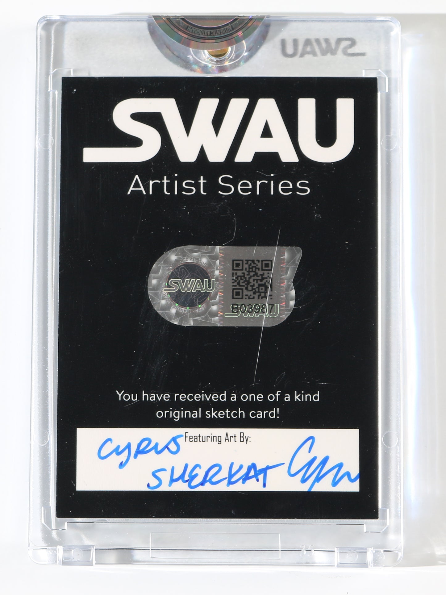 
                  
                    Dorian Kingi as Cad Bane in Star Wars: The Book of Boba Fett Signed SWAU Artist Series Trading Card by Cyrus Sherkat
                  
                