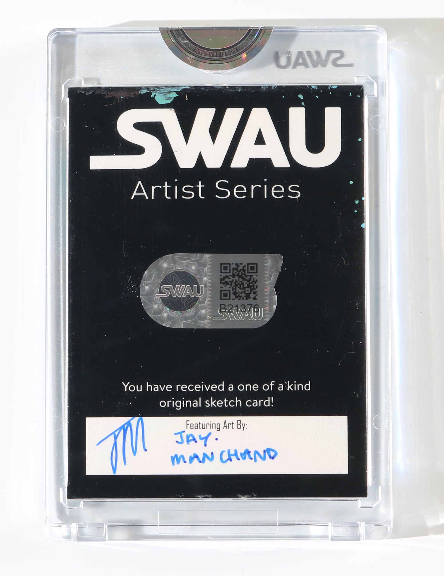 
                  
                    Joanna Bennett as Tusken Raider Warrior in Star Wars: The Book of Boba Fett Signed SWAU Artist Series Trading Card by Jay Manchand
                  
                