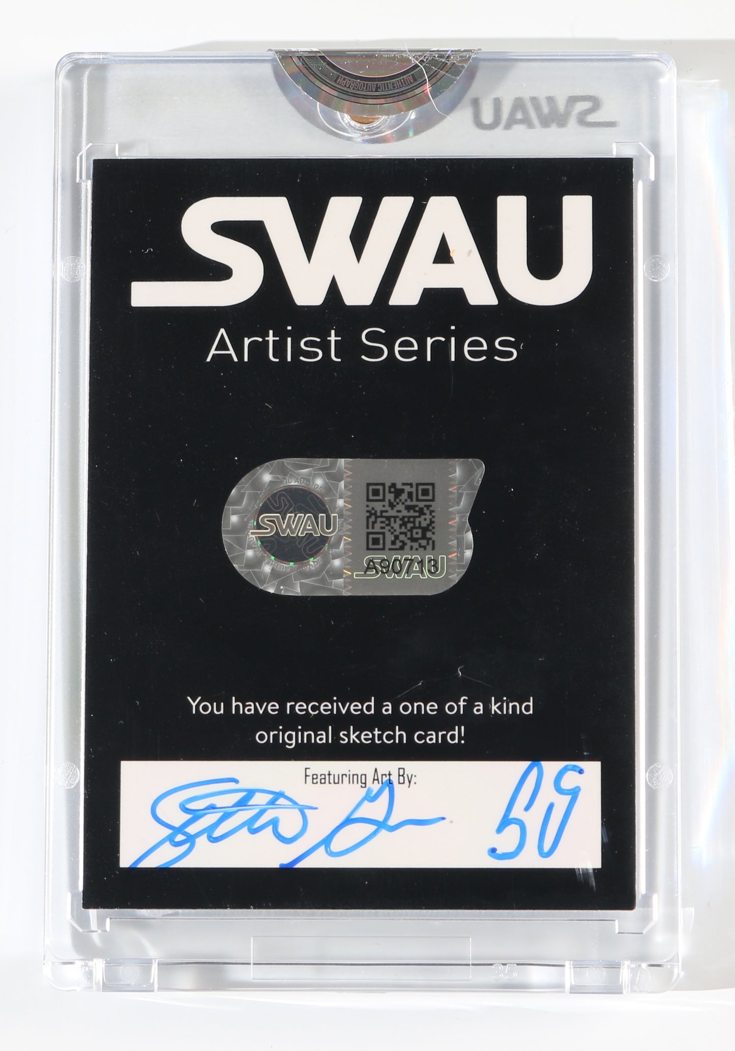 
                  
                    Juliana Harkavy as Black Canary in Arrow Signed SWAU Artist Series Trading Card by Seth Groves
                  
                