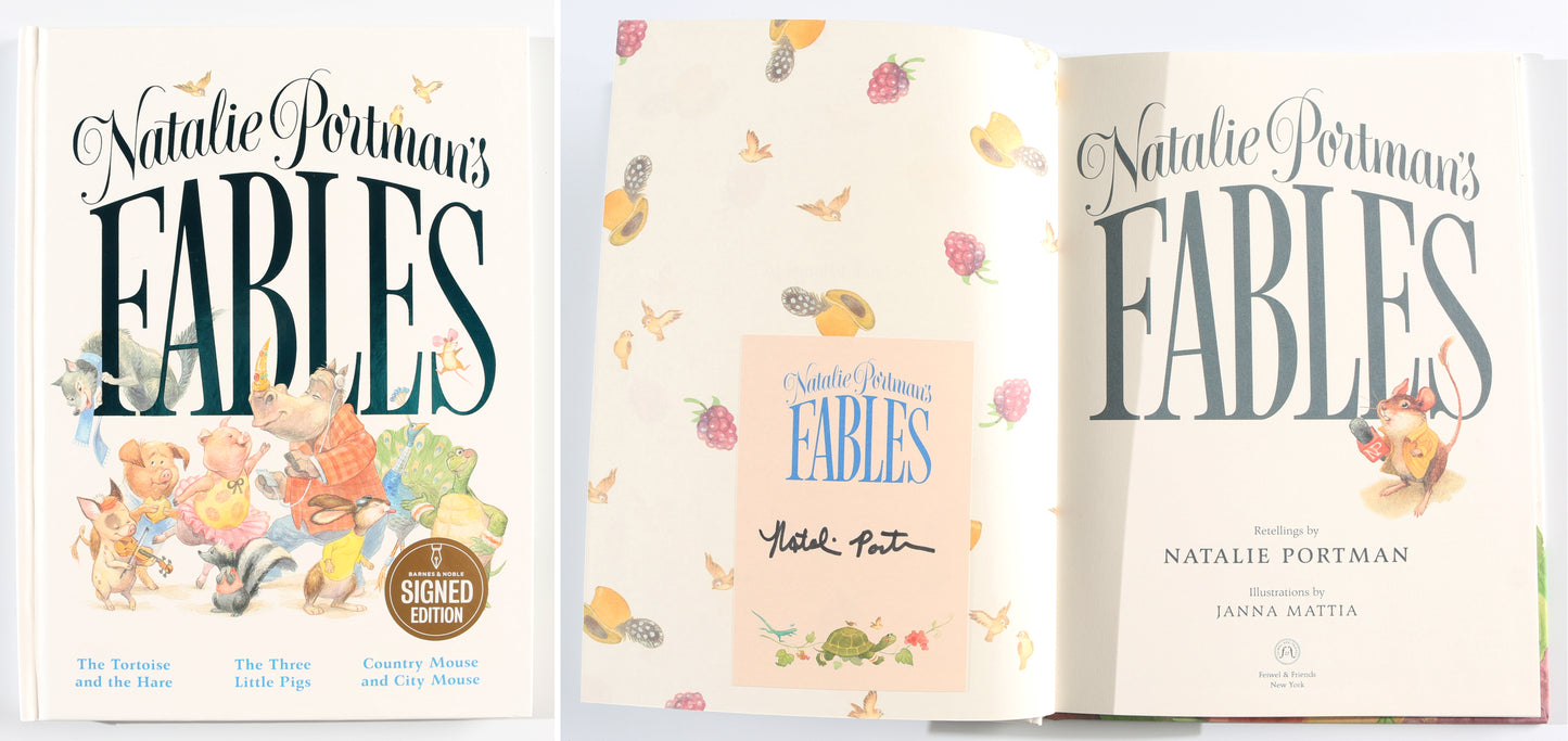 
                  
                    Natalie Portman's Fables Hardcover Children's Picture Book Signed by Natalie Portman
                  
                