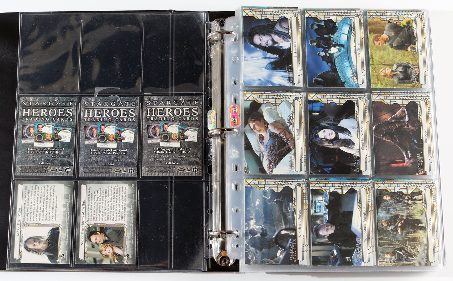 
                  
                    Stargate Heroes Rittenhouse Trading Cards 210pc LOT with 36 Cards Signed by Jason Momoa, Beau Bridges, Don Stark, Adrian Holmes, Patrick Currie, Sarah Douglas, Claudia Black, John Novak, Joshya Malina, Tobin Bell, John Noble, & More
                  
                