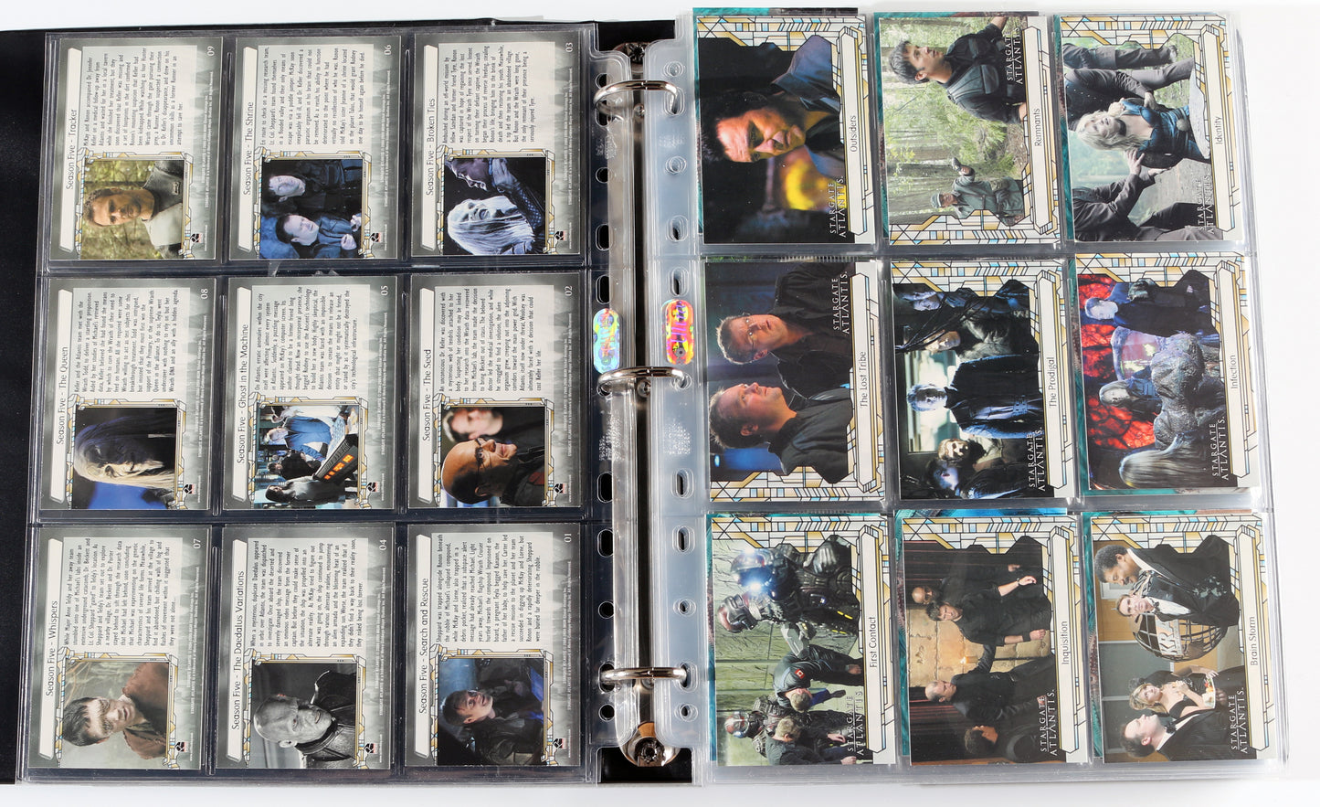 
                  
                    Stargate Heroes Rittenhouse Trading Cards 210pc LOT with 36 Cards Signed by Jason Momoa, Beau Bridges, Don Stark, Adrian Holmes, Patrick Currie, Sarah Douglas, Claudia Black, John Novak, Joshya Malina, Tobin Bell, John Noble, & More
                  
                