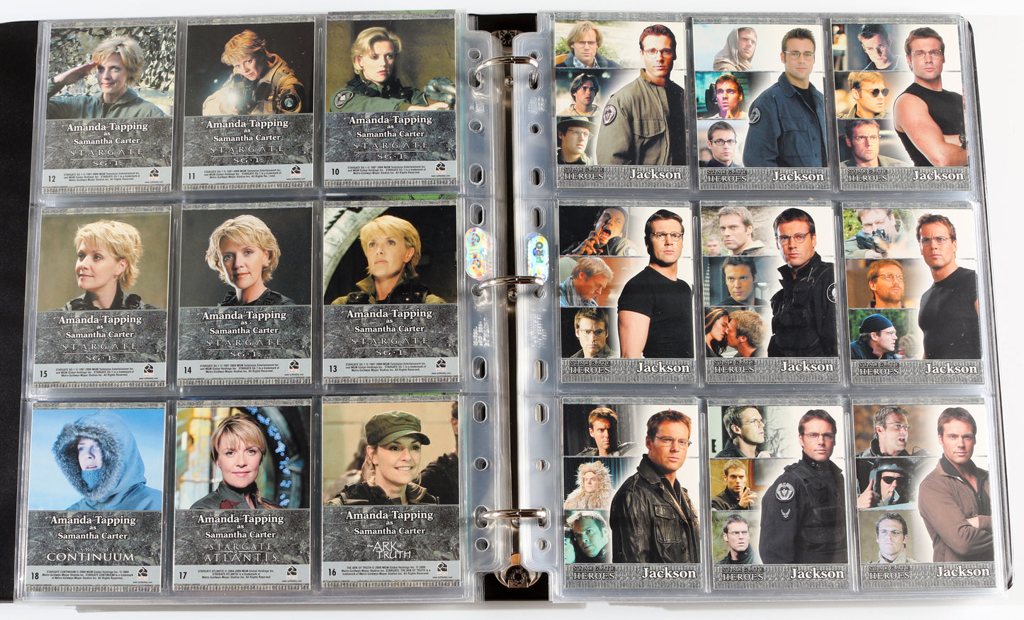 
                  
                    Stargate Heroes Rittenhouse Trading Cards 210pc LOT with 36 Cards Signed by Jason Momoa, Beau Bridges, Don Stark, Adrian Holmes, Patrick Currie, Sarah Douglas, Claudia Black, John Novak, Joshya Malina, Tobin Bell, John Noble, & More
                  
                