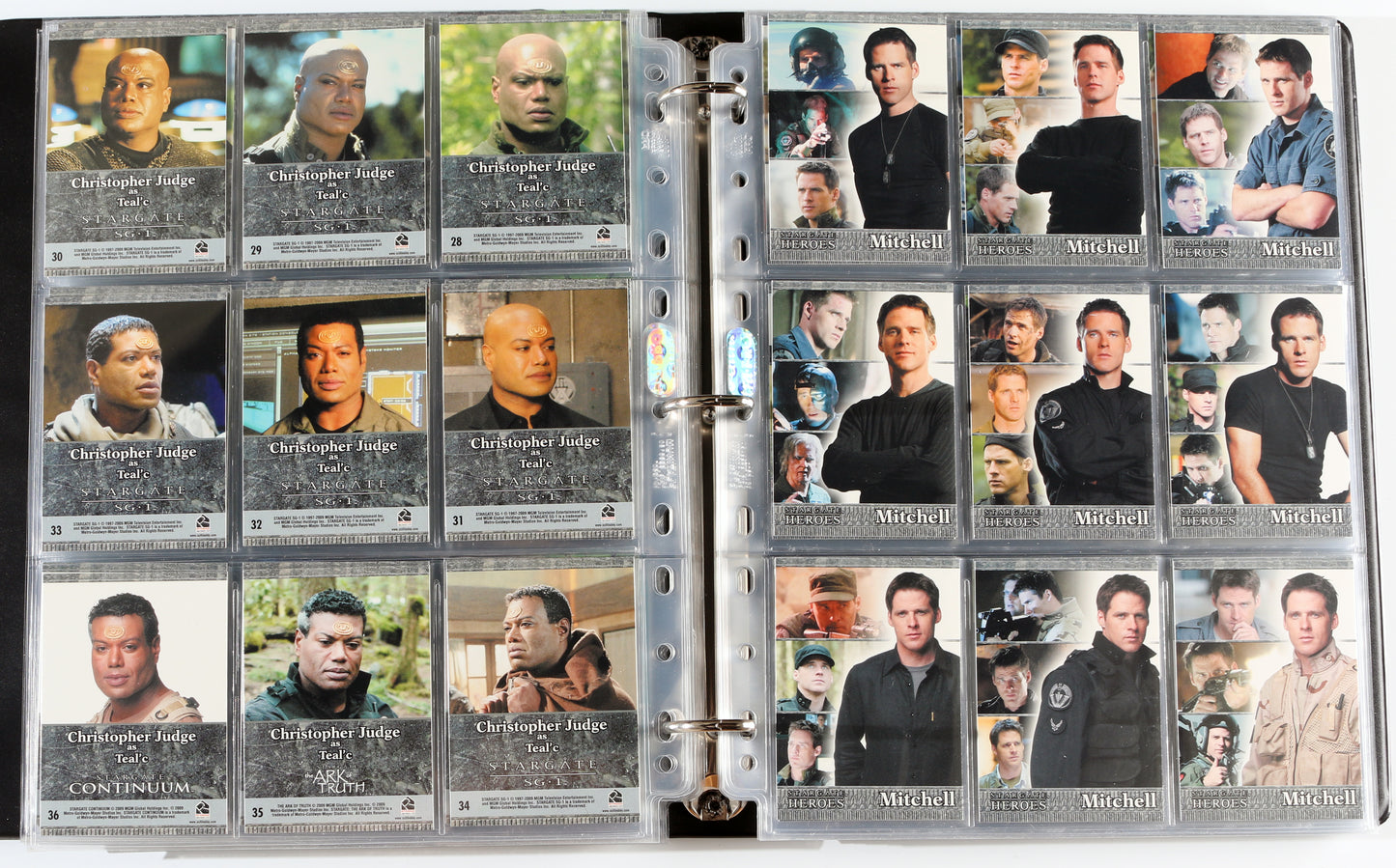 
                  
                    Stargate Heroes Rittenhouse Trading Cards 210pc LOT with 36 Cards Signed by Jason Momoa, Beau Bridges, Don Stark, Adrian Holmes, Patrick Currie, Sarah Douglas, Claudia Black, John Novak, Joshya Malina, Tobin Bell, John Noble, & More
                  
                