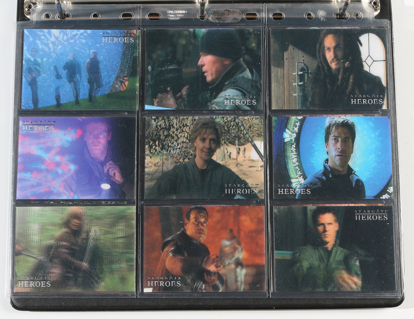 
                  
                    Stargate Heroes Rittenhouse Trading Cards 210pc LOT with 36 Cards Signed by Jason Momoa, Beau Bridges, Don Stark, Adrian Holmes, Patrick Currie, Sarah Douglas, Claudia Black, John Novak, Joshya Malina, Tobin Bell, John Noble, & More
                  
                