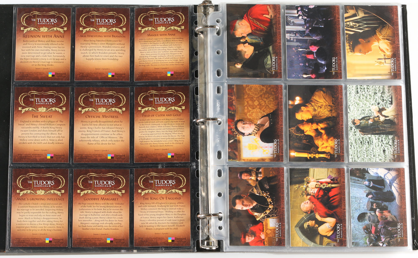
                  
                    The Tudors Breygent Trading Cards 133pc LOT with 12 Cards Signed by Natalie Dormer, Gabrielle Anwar, Annabelle Wallis, Maria Doyle Kennedy, Jonathan Rhys Meyers, Sarah Bolger, Tamzin Merchant, James Frain, Joanne King, & More
                  
                