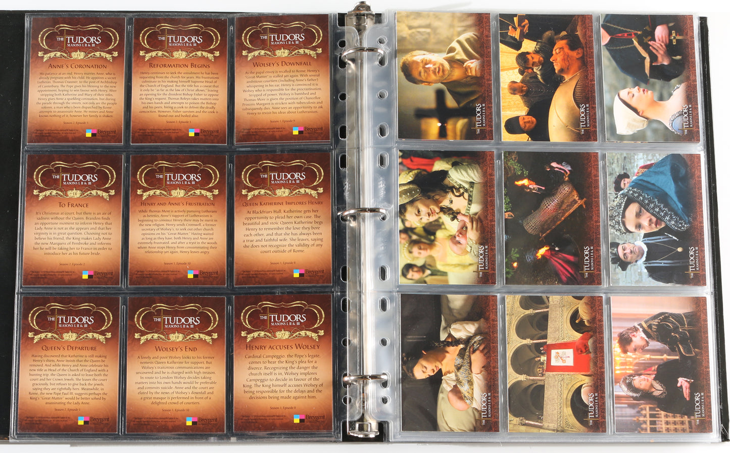 
                  
                    The Tudors Breygent Trading Cards 133pc LOT with 12 Cards Signed by Natalie Dormer, Gabrielle Anwar, Annabelle Wallis, Maria Doyle Kennedy, Jonathan Rhys Meyers, Sarah Bolger, Tamzin Merchant, James Frain, Joanne King, & More
                  
                