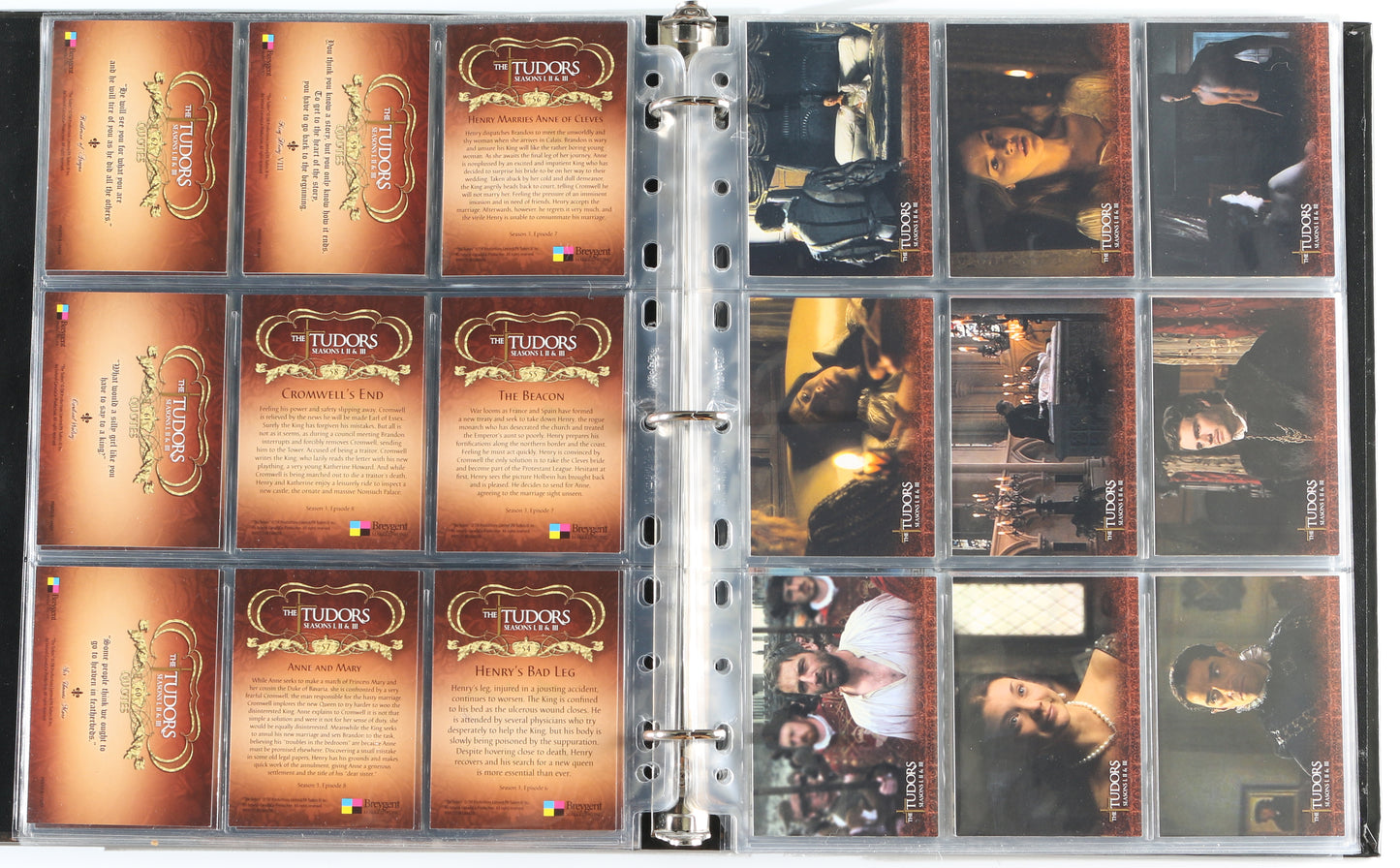 
                  
                    The Tudors Breygent Trading Cards 133pc LOT with 12 Cards Signed by Natalie Dormer, Gabrielle Anwar, Annabelle Wallis, Maria Doyle Kennedy, Jonathan Rhys Meyers, Sarah Bolger, Tamzin Merchant, James Frain, Joanne King, & More
                  
                