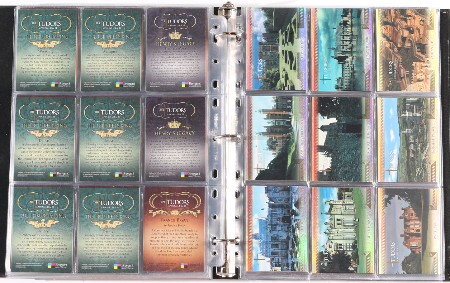 
                  
                    The Tudors Breygent Trading Cards 133pc LOT with 12 Cards Signed by Natalie Dormer, Gabrielle Anwar, Annabelle Wallis, Maria Doyle Kennedy, Jonathan Rhys Meyers, Sarah Bolger, Tamzin Merchant, James Frain, Joanne King, & More
                  
                