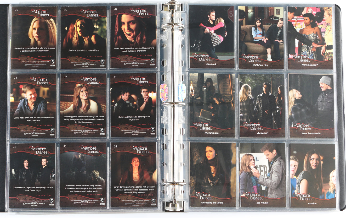 
                  
                    The Vampire Diaries Cryptozoic Trading Cards 103pc LOT with 20 Cards Signed by Nina Dobrev, Paul Wesley, Ian Somerhalder, Steven R. McQueen, Katerina Graham, Candice Accola, Zach Roerig, Michael Trevino, Sara Canning, & More
                  
                