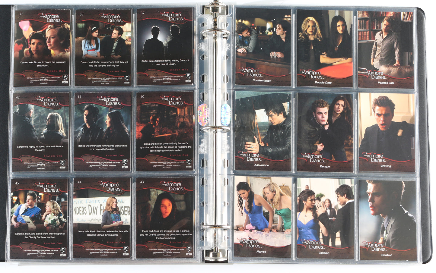 
                  
                    The Vampire Diaries Cryptozoic Trading Cards 103pc LOT with 20 Cards Signed by Nina Dobrev, Paul Wesley, Ian Somerhalder, Steven R. McQueen, Katerina Graham, Candice Accola, Zach Roerig, Michael Trevino, Sara Canning, & More
                  
                