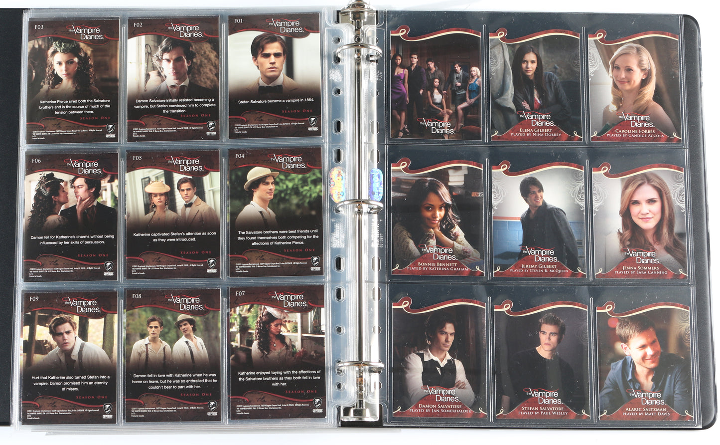 
                  
                    The Vampire Diaries Cryptozoic Trading Cards 103pc LOT with 20 Cards Signed by Nina Dobrev, Paul Wesley, Ian Somerhalder, Steven R. McQueen, Katerina Graham, Candice Accola, Zach Roerig, Michael Trevino, Sara Canning, & More
                  
                