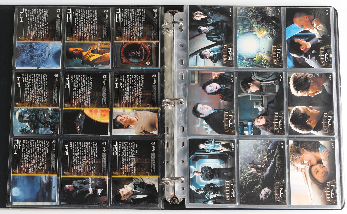 
                  
                    Stargate Universe Rittenhouse Trading Cards 126pc LOT with 26 Cards Signed by Alaina Huffman, Ming-Na Wen, David Blue, Jamil Walker Smith, Brian Smith, Elyse Levesque, Louis Ferreira, Lou Diamond Phillips, Jennifer Spence, Patrick Gilmore, & More
                  
                