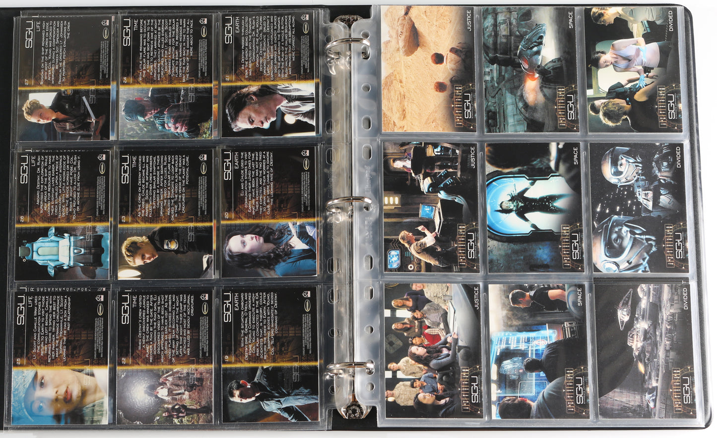 
                  
                    Stargate Universe Rittenhouse Trading Cards 126pc LOT with 26 Cards Signed by Alaina Huffman, Ming-Na Wen, David Blue, Jamil Walker Smith, Brian Smith, Elyse Levesque, Louis Ferreira, Lou Diamond Phillips, Jennifer Spence, Patrick Gilmore, & More
                  
                