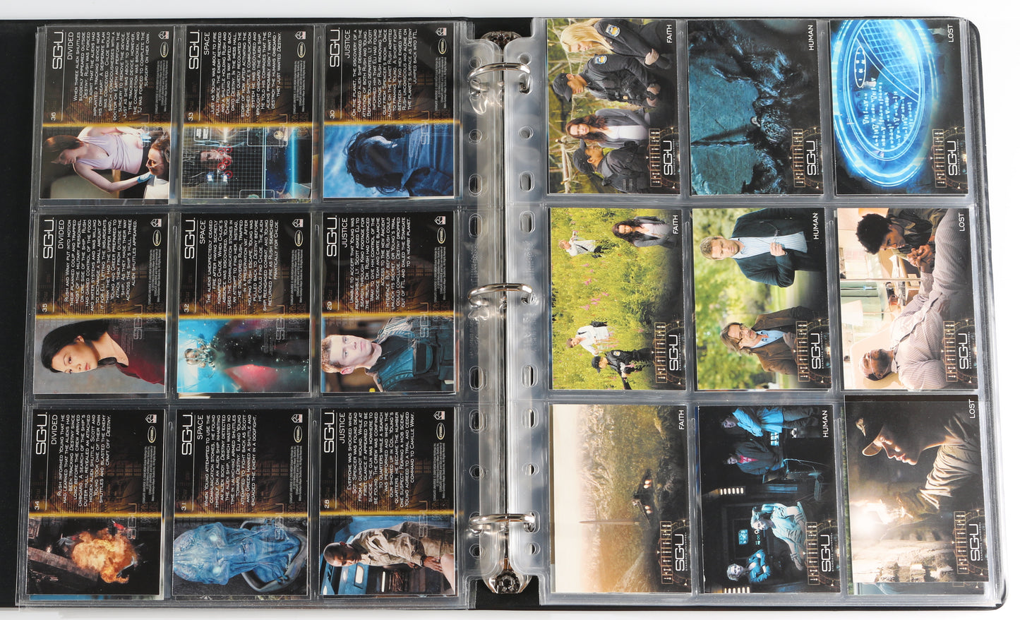 
                  
                    Stargate Universe Rittenhouse Trading Cards 126pc LOT with 26 Cards Signed by Alaina Huffman, Ming-Na Wen, David Blue, Jamil Walker Smith, Brian Smith, Elyse Levesque, Louis Ferreira, Lou Diamond Phillips, Jennifer Spence, Patrick Gilmore, & More
                  
                