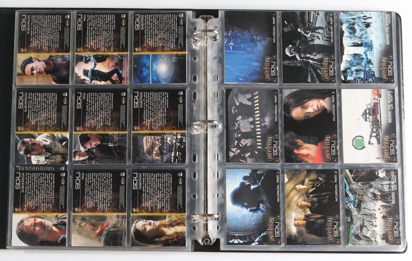
                  
                    Stargate Universe Rittenhouse Trading Cards 126pc LOT with 26 Cards Signed by Alaina Huffman, Ming-Na Wen, David Blue, Jamil Walker Smith, Brian Smith, Elyse Levesque, Louis Ferreira, Lou Diamond Phillips, Jennifer Spence, Patrick Gilmore, & More
                  
                
