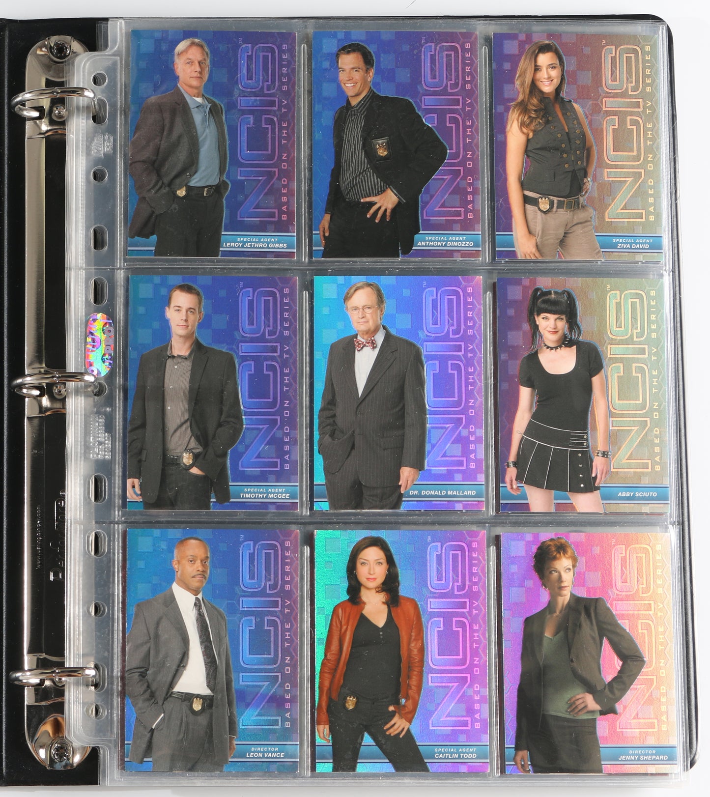 
                  
                    NCIS Rittenhouse Trading Cards 85pc LOT with 18 Cards Signed by Pauley Perrette, Bob Newhart, Sandra Hess, Alicia Coppola, Charles Durning, Michael Nouri, Cheryl Ladd, Sean Harmon, Stephanie Mello, Diane Neal, & More
                  
                