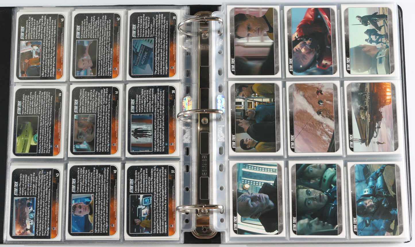 
                  
                    Star Trek Rittenhouse Trading Cards 265pc LOT with 32 Cards Signed by Ben Cross, Chris Pine, Zachary Quinto, Simon Pegg, Leonard Nimoy, Deep Roy, Scottie Thompson, Sonita Henry, Beau Billingslea, Greg Ellis, Reggie Lee, Richard Arnold, & More
                  
                