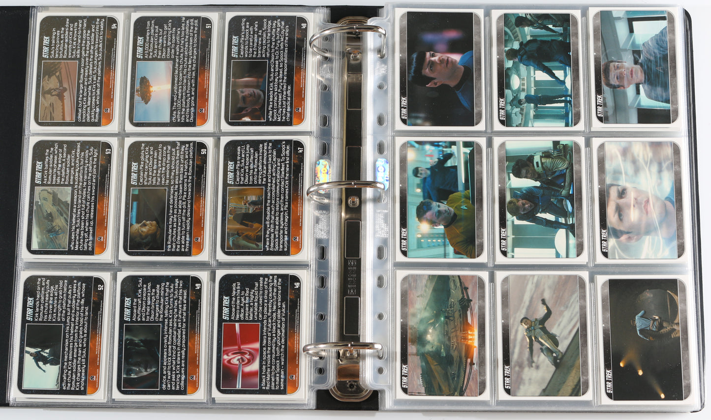 
                  
                    Star Trek Rittenhouse Trading Cards 265pc LOT with 32 Cards Signed by Ben Cross, Chris Pine, Zachary Quinto, Simon Pegg, Leonard Nimoy, Deep Roy, Scottie Thompson, Sonita Henry, Beau Billingslea, Greg Ellis, Reggie Lee, Richard Arnold, & More
                  
                