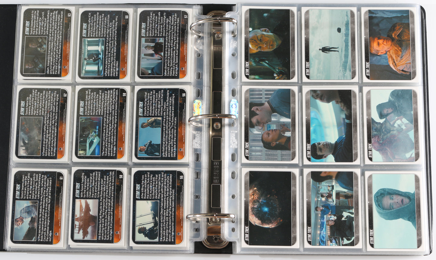 
                  
                    Star Trek Rittenhouse Trading Cards 265pc LOT with 32 Cards Signed by Ben Cross, Chris Pine, Zachary Quinto, Simon Pegg, Leonard Nimoy, Deep Roy, Scottie Thompson, Sonita Henry, Beau Billingslea, Greg Ellis, Reggie Lee, Richard Arnold, & More
                  
                