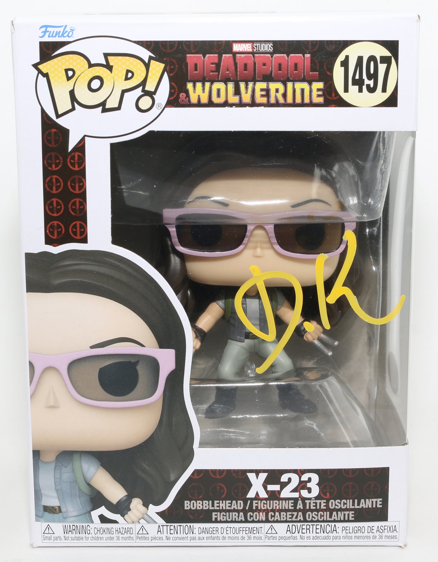 
                  
                    Dafne Keen as X-23 in Deadpool & Wolverine (JSA) Signed Funko POP! #1497
                  
                
