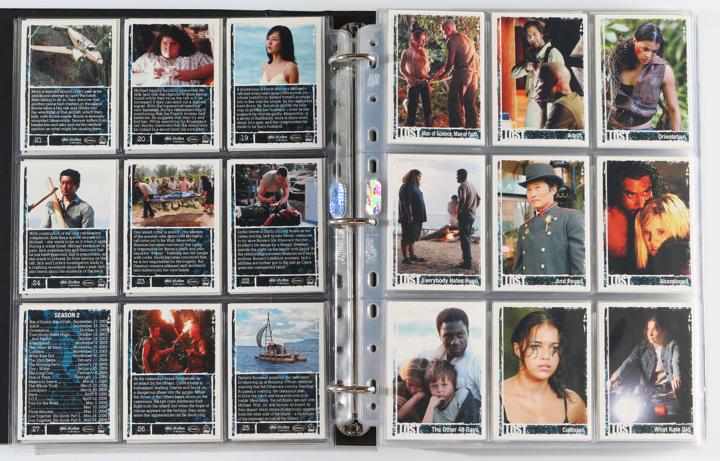 
                  
                    LOST Rittenhouse Trading Cards 315pc LOT with 59 Cards Signed by Harold Perrineau, Yunjin Kim, Daniel Dae Kim, Henry Ian Cusick, Terry O'Quinn, Michael Emerson, Cynthia Watros, Michelle Rodriguez, Ken Leung, Francis Chau, Tana Raymonde, & More
                  
                